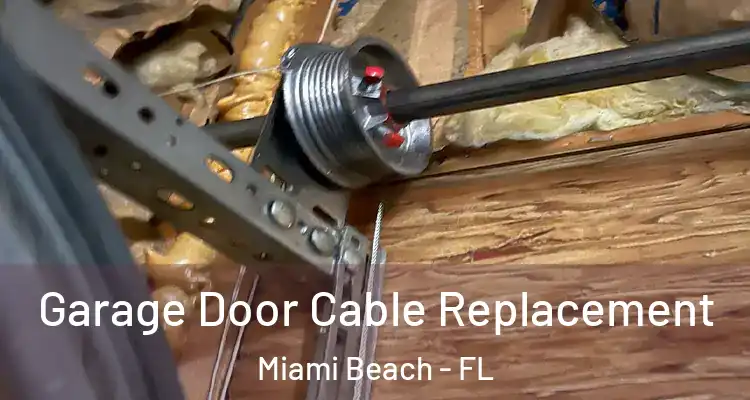  Garage Door Cable Replacement Miami Beach - FL