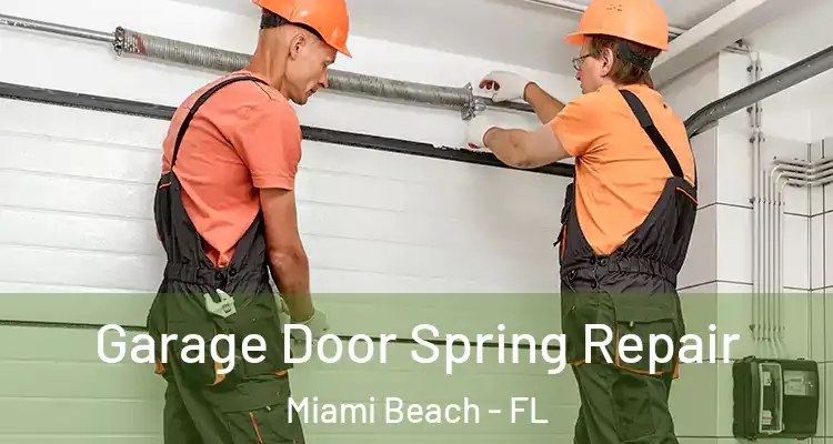  Garage Door Spring Repair Miami Beach - FL