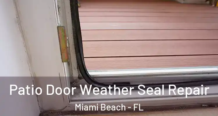  Patio Door Weather Seal Repair Miami Beach - FL