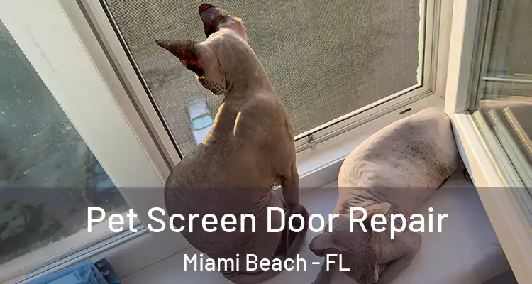  Pet Screen Door Repair Miami Beach - FL