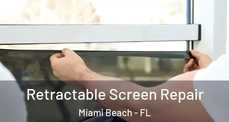  Retractable Screen Repair Miami Beach - FL